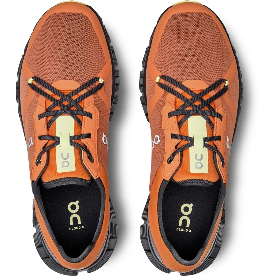 On Running On Cloud X 3 AD Men Shoe - Orange & Shadow 6 On Running On Cloud X 3 AD Men Shoe - Orange & Shadow - Image 4