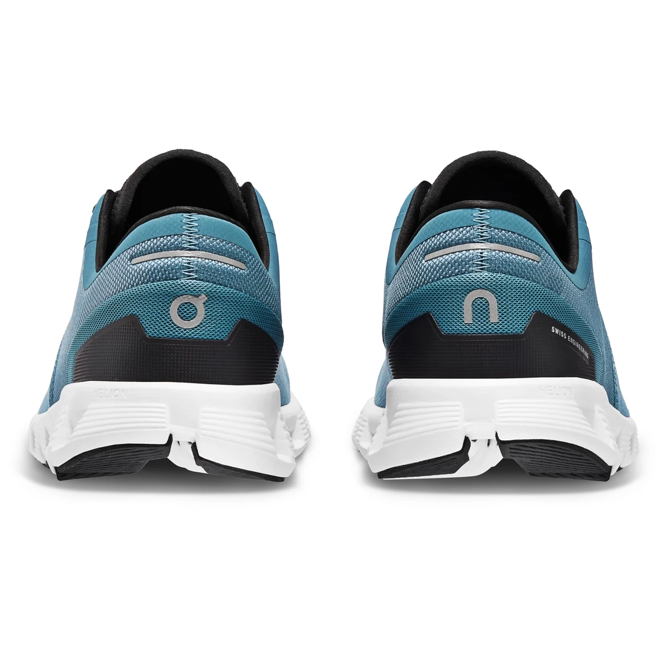 On Running On Cloud X 3 Running Shoe - Pewter & White 5 On Running On Cloud X 3 Running Shoe - Pewter & White - Image 3