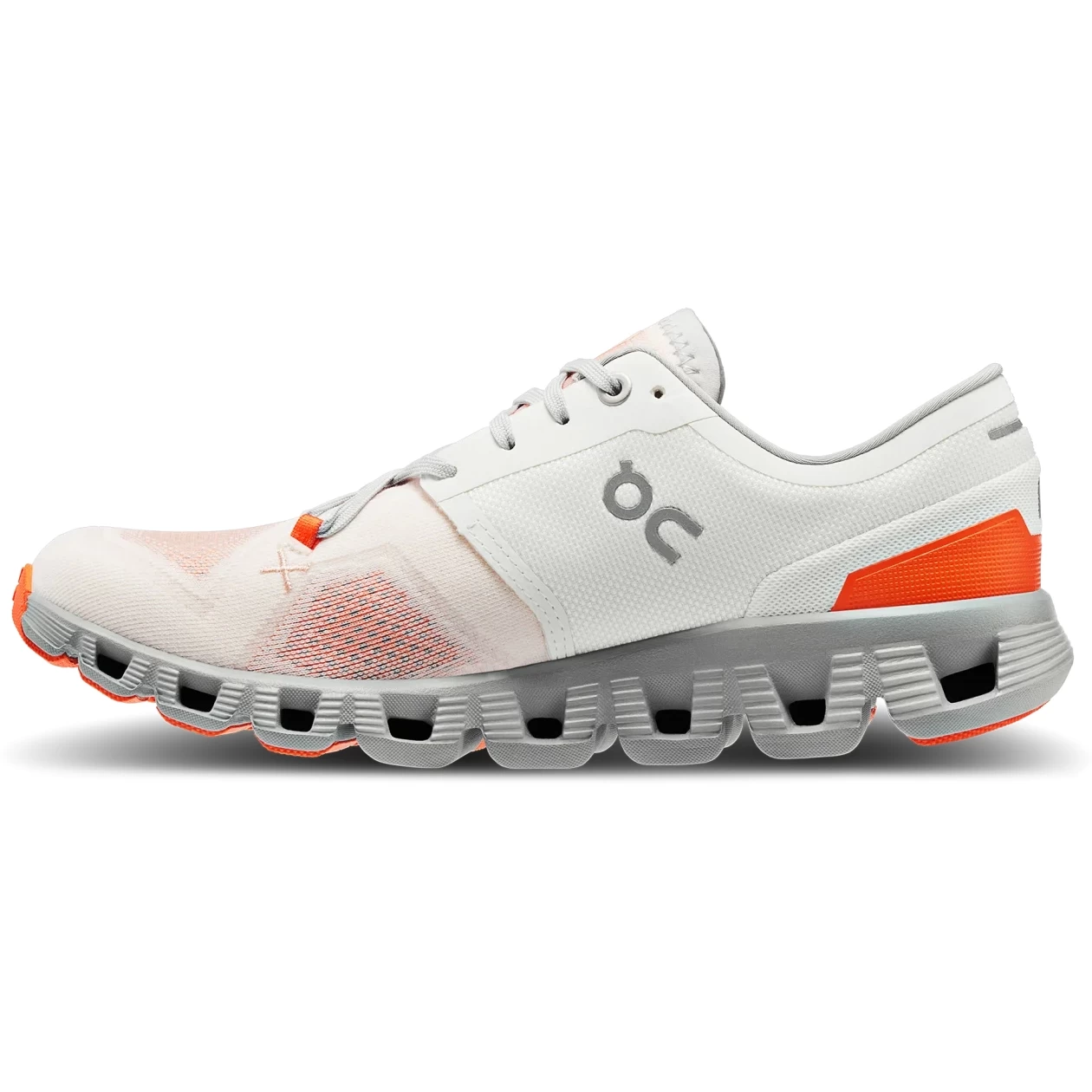 On Running On Cloud X 3 Women Running Shoe - Ivory & Alloy 5 On Running On Cloud X 3 Women Running Shoe - Ivory & Alloy - Image 3