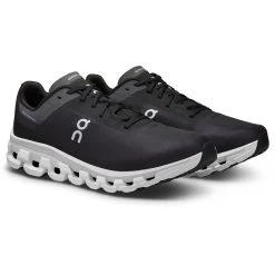 On Running On Cloudflow 4 Running Shoe Men - Black & White