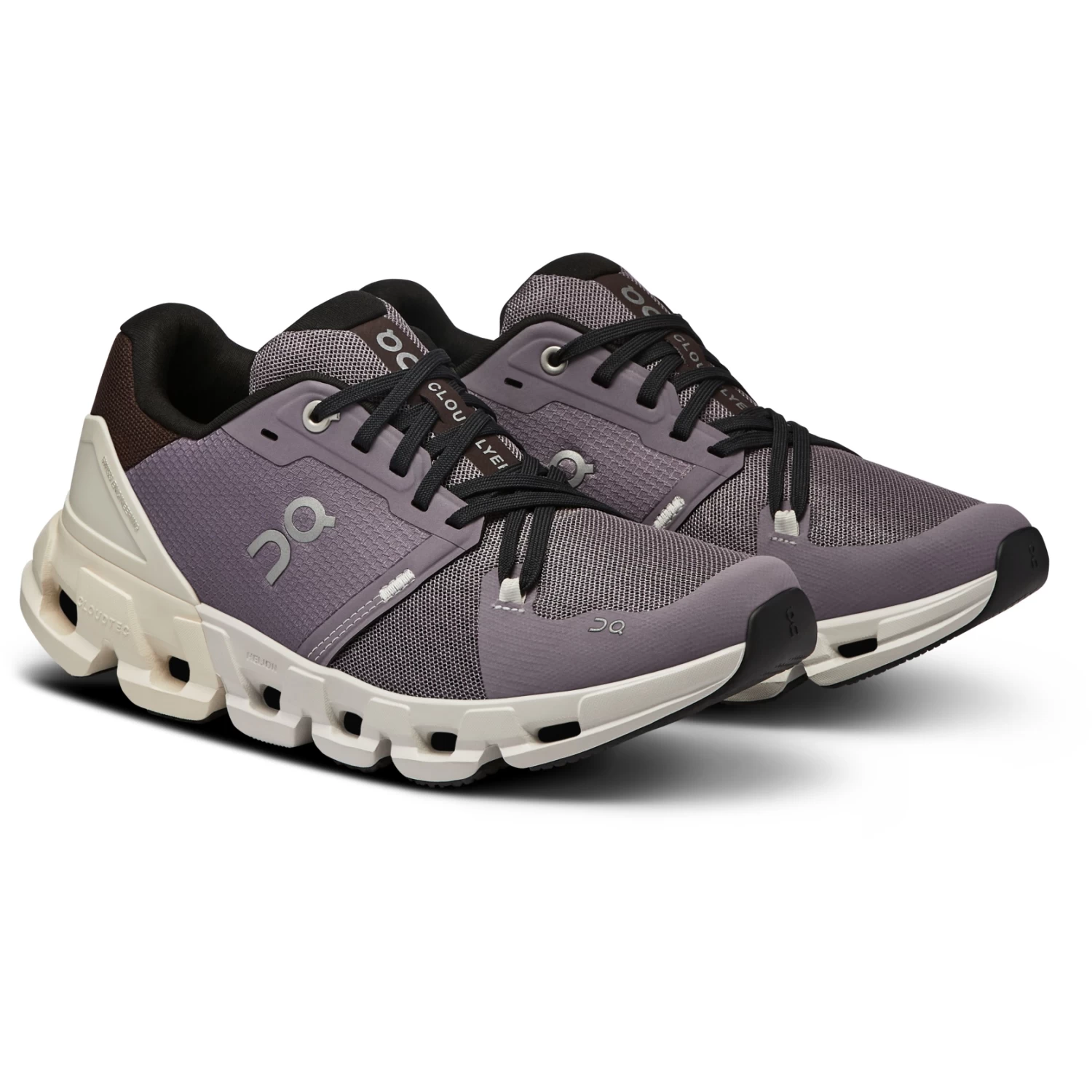 On Running On Cloudflyer 4 Women's Running Shoes - Shark & Pearl 3 On Running On Cloudflyer 4 Women's Running Shoes - Shark & Pearl