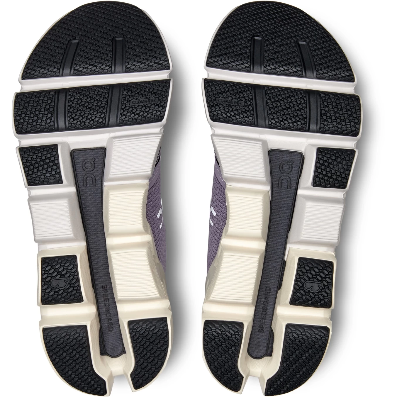 On Running On Cloudflyer 4 Women's Running Shoes - Shark & Pearl 4 On Running On Cloudflyer 4 Women's Running Shoes - Shark & Pearl - Image 2