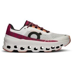 On Running On Cloudmonster Women's Running Shoes - Undyed-White & Aurora -On Running on cloudmonster exclusive women running shoe undyed white aurora 2 1531437
