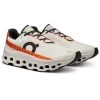On Running On Cloudmonster Running Shoes - Undyed-White & Flame -On Running on cloudmonster men running shoe undyyed white flame 1 1531541