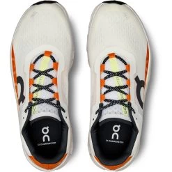 On Running On Cloudmonster Running Shoes - Undyed-White & Flame -On Running on cloudmonster men running shoe undyyed white flame 3 1531544