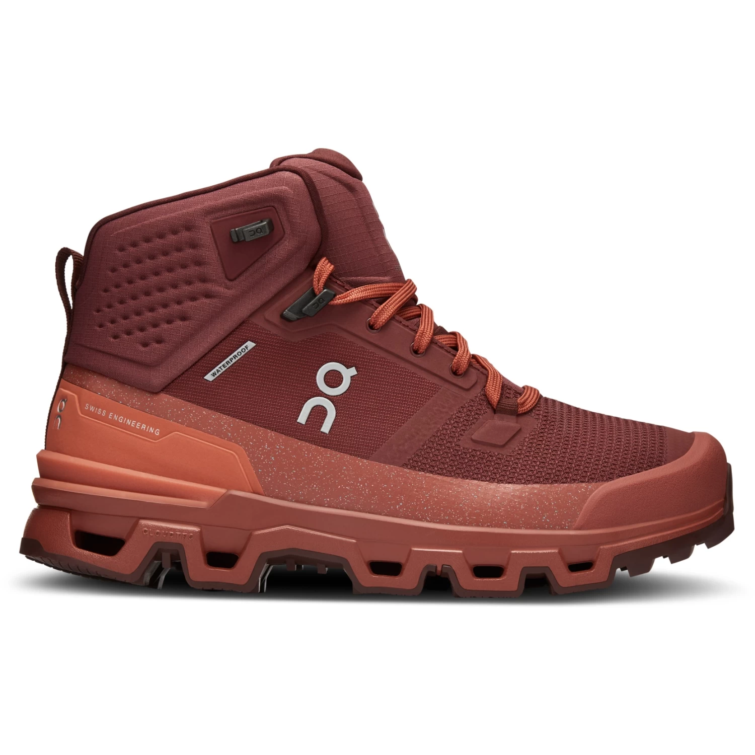 On Running On Cloudrock 2 Waterproof Women Speed-Hiking Shoe - Beet & Auburn 7 On Running On Cloudrock 2 Waterproof Women Speed-Hiking Shoe - Beet & Auburn - Image 5