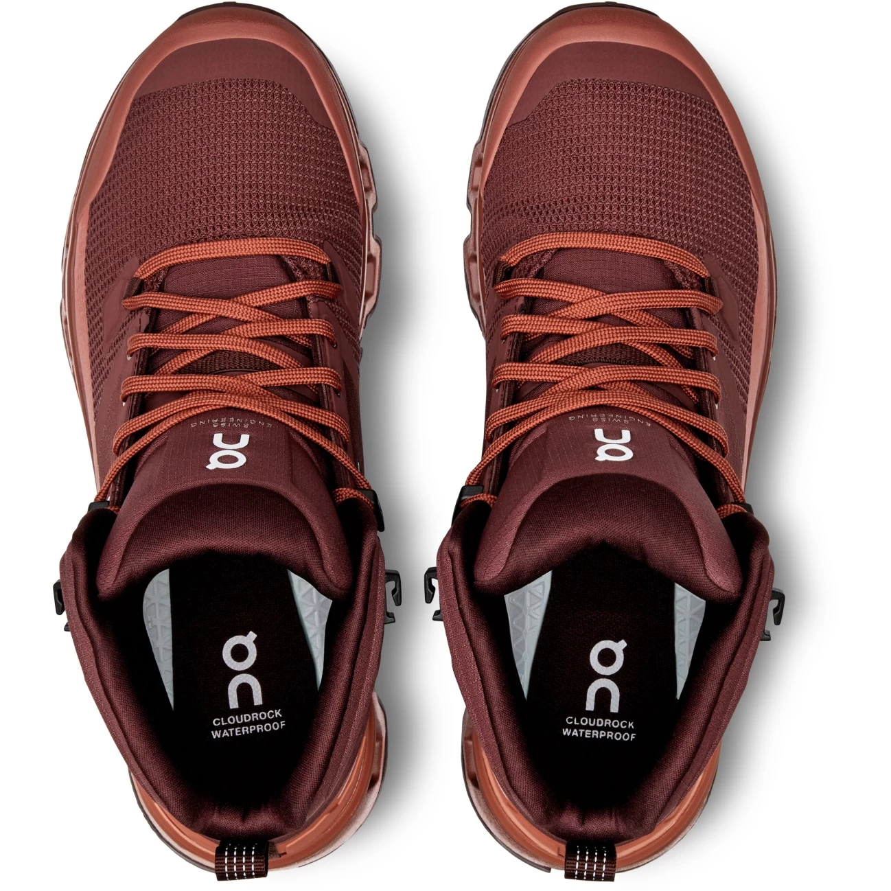 On Running On Cloudrock 2 Waterproof Women Speed-Hiking Shoe - Beet & Auburn 8 On Running On Cloudrock 2 Waterproof Women Speed-Hiking Shoe - Beet & Auburn - Image 6