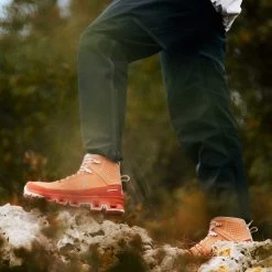 On Running On Cloudrock 2 Waterproof Women Speed-Hiking Shoe - Copper & Flare -On Running on cloudrock 2 waterproof women speed hiking shoe copper flare 10 1392582