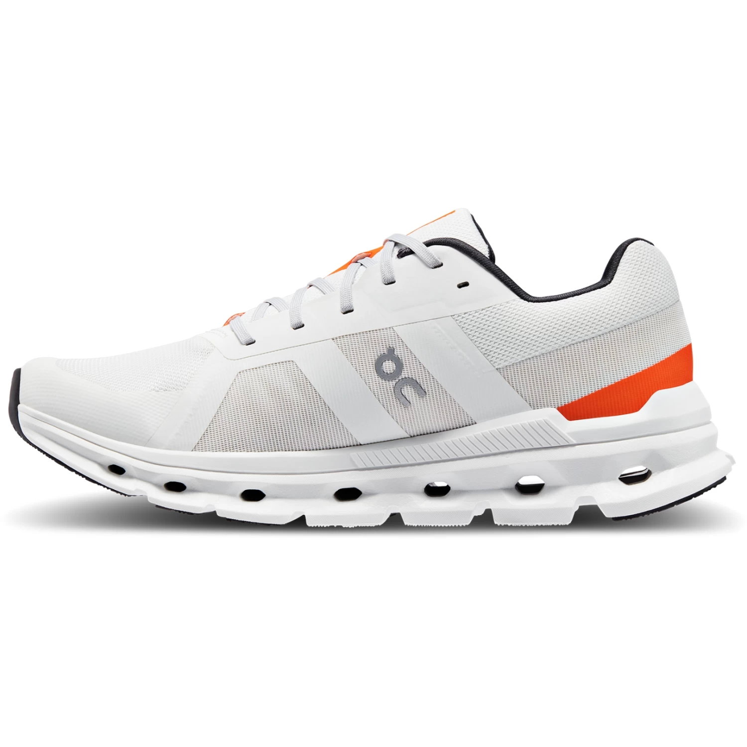 On Running On Cloudrunner Wide Running Shoe - Undyed-White & Flame 4 On Running On Cloudrunner Wide Running Shoe - Undyed-White & Flame - Image 2