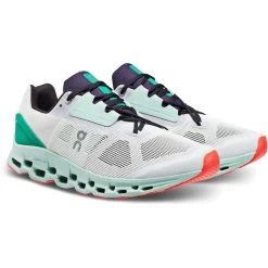 On Running On Cloudstratus Running Shoe - Undyed-White &Â Creek