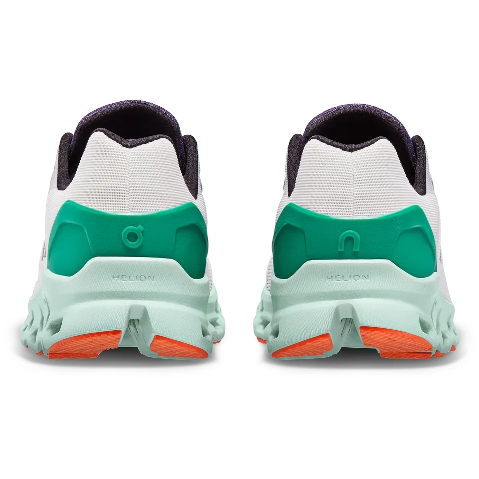 On Running On Cloudstratus Running Shoe - Undyed-White & Creek 8 On Running On Cloudstratus Running Shoe - Undyed-White & Creek - Image 6