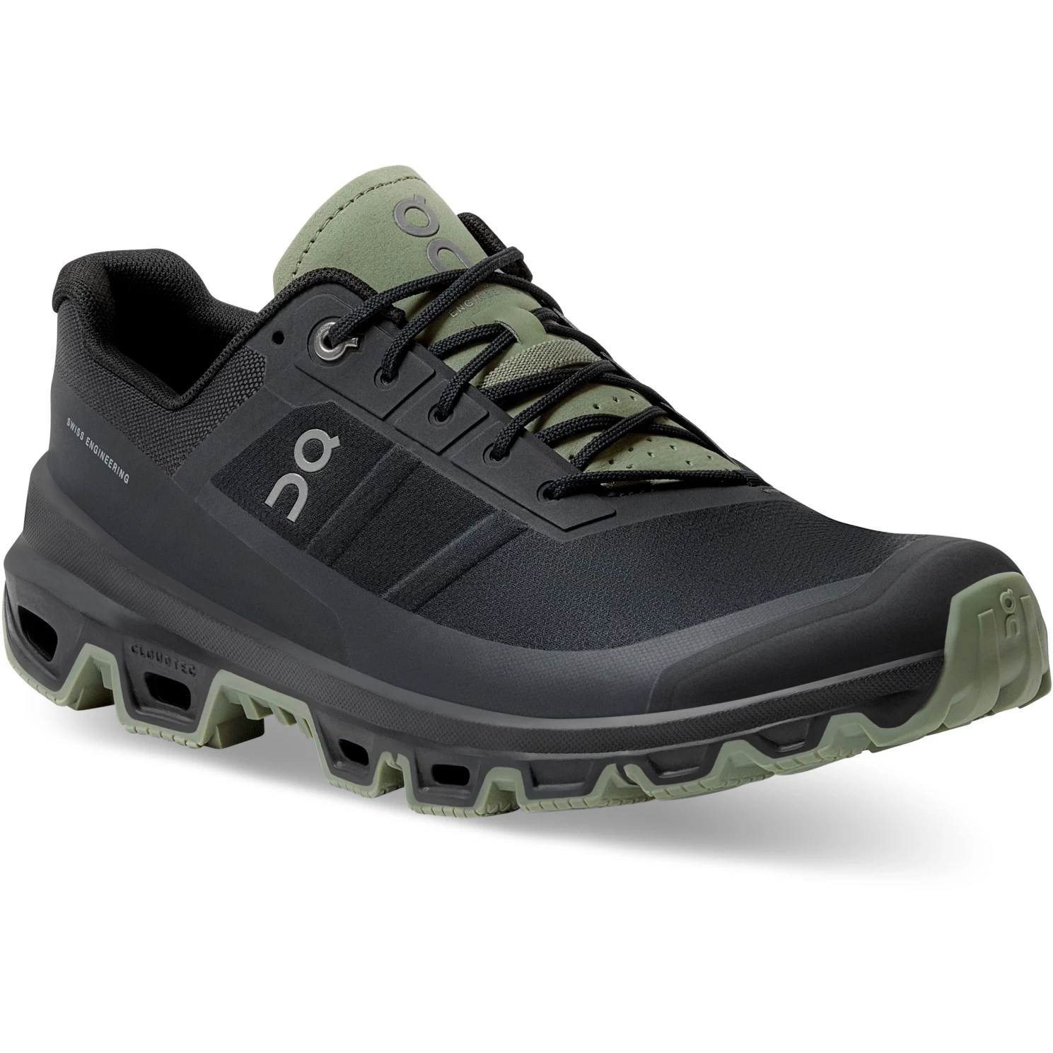 On Running On Cloudventure Trailrunning Shoe - Black & Reseda 8 On Running On Cloudventure Trailrunning Shoe - Black & Reseda - Image 6