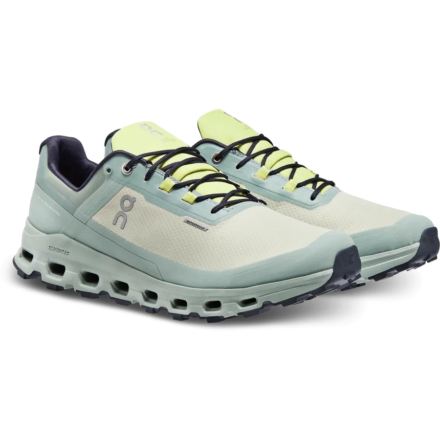On Running On Cloudvista Waterproof Trailrunning Shoe - Chalk & Moss 3 On Running On Cloudvista Waterproof Trailrunning Shoe - Chalk & Moss