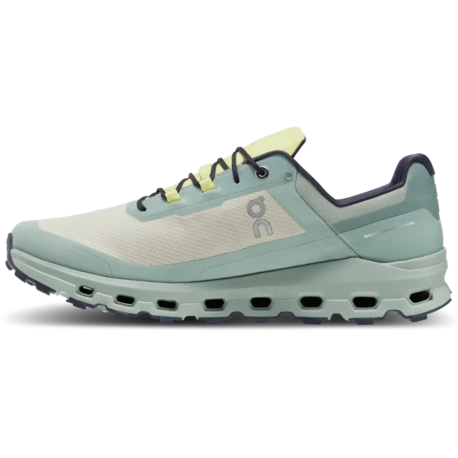 On Running On Cloudvista Waterproof Trailrunning Shoe - Chalk & Moss 4 On Running On Cloudvista Waterproof Trailrunning Shoe - Chalk & Moss - Image 2