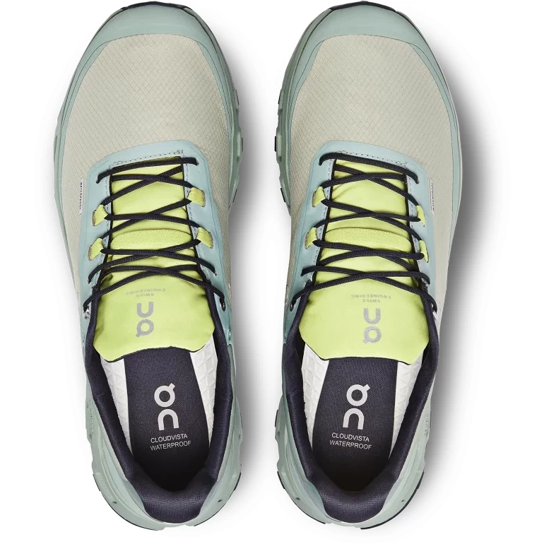 On Running On Cloudvista Waterproof Trailrunning Shoe - Chalk & Moss 6 On Running On Cloudvista Waterproof Trailrunning Shoe - Chalk & Moss - Image 4